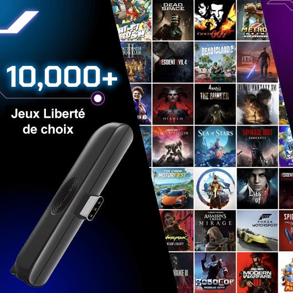 Fyndz™ NostaPlay Mobile Stick de jeu vidéo
